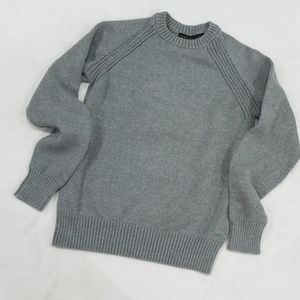Jeanne Pierre Grey Crewneck Sweater